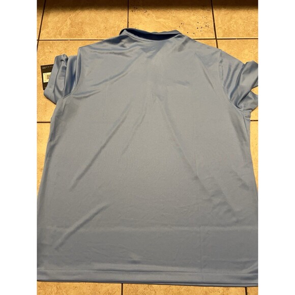 Nike Shirt Mens XXL Blue Golf Polo Dri-Fit Tech Performance Short Sleeve NEW - Picture 6 of 8